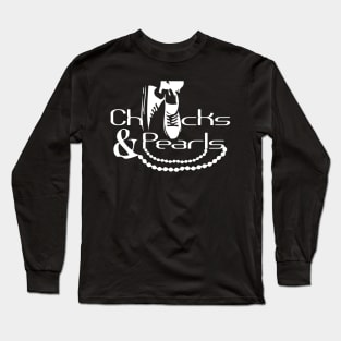 chucks and pearls Long Sleeve T-Shirt